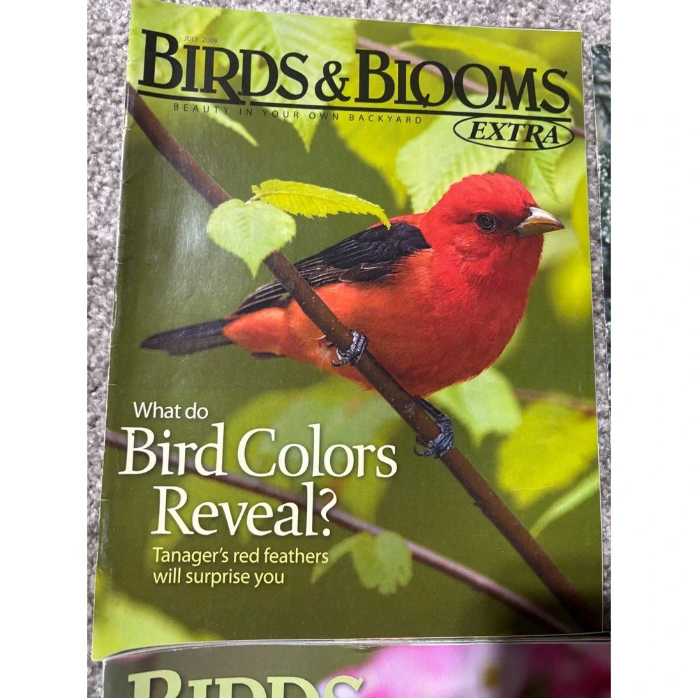 Birds & Blooms Magazine Lot of 5 Vintage Issues 2004-2010 Birding Gardening